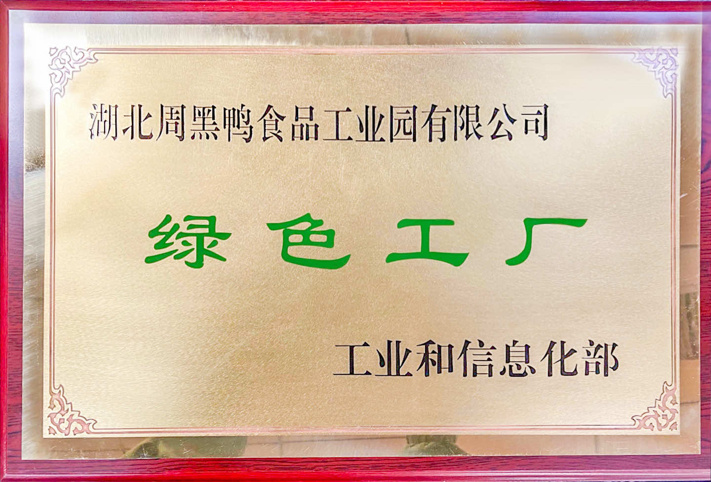 湖北周黑鸭食品工业园有限公司绿色工厂